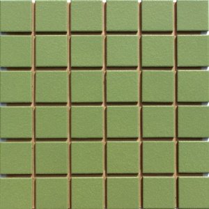 画像: 床・壁タイル　プレイト　４５角　黄緑色　Ｐ-１９１