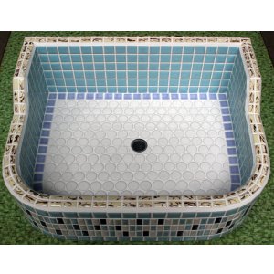 流し台 タイル製 - 多治見のタイル屋さん「志野陶彩」